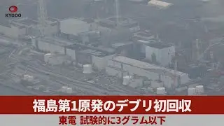 福島第1原発のデブリ初回収 東電、試験的に3グラム以下