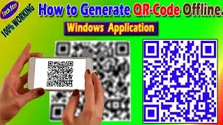 QR-कोड कैसे बनाए Offline एप्लीकेशन# #How to generate QR-Code Offline#  Windows Application#
