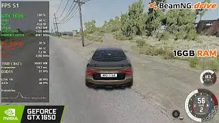BEAMNG DRIVE - GTX 1650 LAPTOP - 16GB RAM - 1080P HIGH - ACER ASPIRE 7