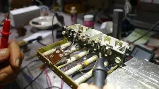 Can you solder cloth covered wire? Repair Zenith 5S320 Push Button Assembly & Oscillator Coil Repair