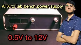 Make a lab bench power supply from old ATX😮