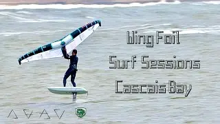 Wing Foil I Surf sessions I Cascais Bay I 4K