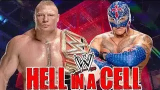 Brock Lesnar vs Rey Mysterio Hell in a Cell Match