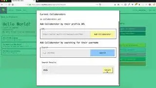 Hello Nautilist: Adding Collaborators on Projects