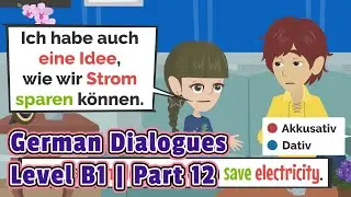 #13 German Dialogues | Level B1 | Vocabulary and Important Phrases