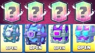 открытие топовых  сундуков в CLASH ROYALE
