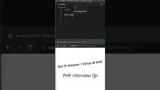 Pi (π) Value Print and Using Pi in PHP 