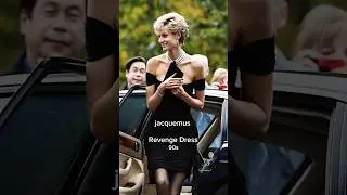 Jacquemus Now Vs 90s Princess Diana Revenge Dress #jacquemus #princessdiana #revengedress #runway
