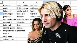 xQc Tries to Name 100 Women