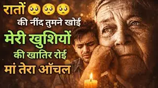 Meri khushi ki khatir roi ll Raaton ki neend tumne khoi ll maa tera anchal#exposurehari#motivation