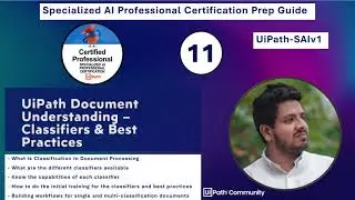 Specialized AI Professional Certification Prep| E10| Classifiers and Best Practices |@LahiruFernando