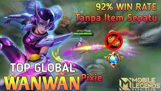 Item Wanwan Paling Sakit 2021 Tanpa Pakai Item Sepatu - Top Global Wanwan Mobile Legends