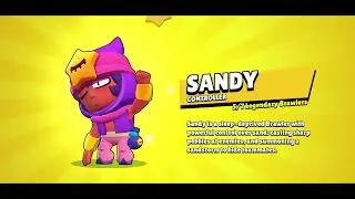 I got sandy in brawl stars.