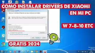 COMO INSTALAR DRIVERS DE XIAOMI EN MI PC (GRATIS) 2024