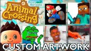 How To Get CUSTOM ART In Animal Crossing New Horizon!