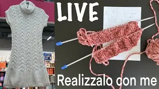 Lavoro con i ferri - realizziamo un pull/vestito a maglia