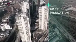 Isıcam'lı Cam Balkon ve Entegre Isı Yalıtımlı Cam Korkuluk Projesi   Söğütözü   Ankara