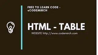Html table examples | Html table attributes | form table html