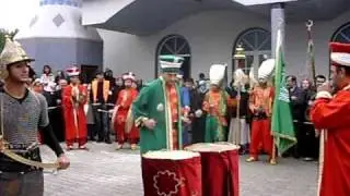 Dortmund Eving Selimiye Camii Minare Acilisi 03 10 2009 Mehter Takimi 3
