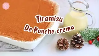 TIRAMISU DE PONCHE CREMA | Rompope, eggnog. Maria Lett