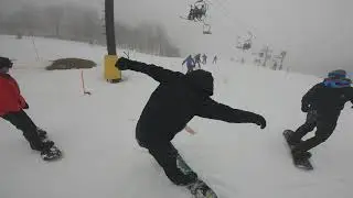 Snowboarding With The Boys