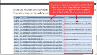 Syllabus for ACCT& 203 Principles of Accounting III