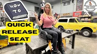 How to build a quick release seat mount with Shannon Campbell!