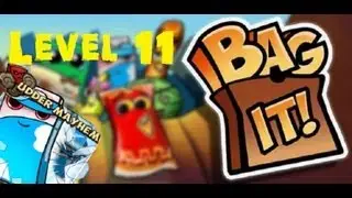 Bag It! / Udder Mayhem / Levels 11 / Three Stars / Walkthrough