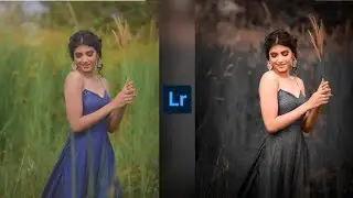Dark And Brown Tone Lightroom Photo Editing Tutorial | Lightroom Free Preset Download