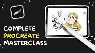 Procreate Course Introduction to Procreate App For Beginners Learning to draw on the iPad #procreate