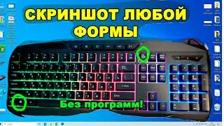 Taking a screenshot in Windows using the keyboard. How to take a screenshot of the screen, a port...