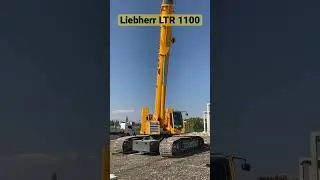 Liebherr LTR 1100 prekast beton fabrika montajında çalışıyor #liebherr #beton #montaj
