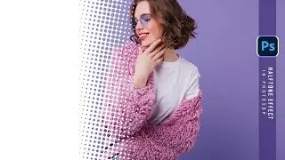 Add Halftone Effect in Adobe Photoshop | Adobe Photoshop | Halftone Effect