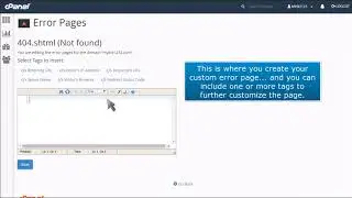 27) How to create custom error pages in cPanel by Gecko Websites