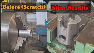 Design new machine part on lathe machine operations