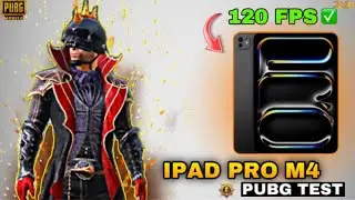 IPAD PRO M4 PUBG TEST | IPAD PRO M4 2024 GAMING TEST #pubgmobile