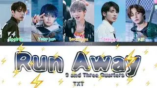 TXT (투모로우바이투게더) - RUN AWAY (Color Coded Lyrics|ПЕРЕВОД НА РУССКИЙ|КИРИЛЛИЗАЦИЯ) FF2COLORCODED