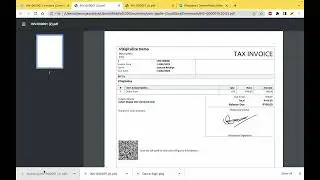 Authorised Signature on Zoho Invoices
