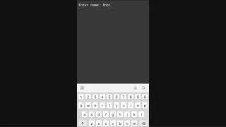 Display Information input output by Ahvi official coding