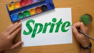 How to draw the Sprite logo 2024