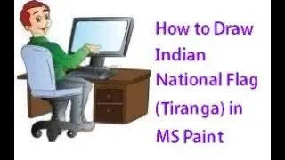 How to Draw indian national Flag (Tiranga) in MS Paint