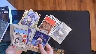 Compare Scorpio cards in the Cups 5, 6, 7, and Prince in my 3 M.M. Meleen tarot decks with GrunEule