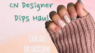 COLOR BLOCKING WITH DIP POWDER | The Perfect Thermal | Dip Powder Nails | Mani Bisshhh