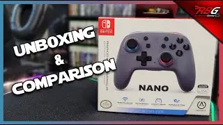 Nintendo Switch PowerA Nano Controller Unboxing & Comparison - Red Bandana Gaming