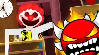 Этот шедевр мы ждали 2 года..... Прохождение уровня Crazy iii в Geometry dash [66]