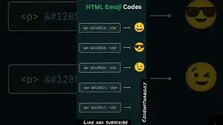 Emoji code using HTML 