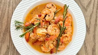 🍤 Garlic Butter Shrimp | Easy Recipe | Basil Taste | Quick and Simple | Unbelievably delicious