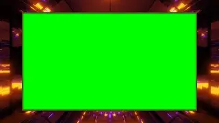 Futuristic Frame motion - green screen effects - chroma key - animations - Effects - Video HD 1080