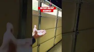 Battery backup required #homeinspector #garagedoorreplacement