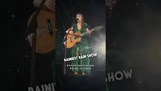 Taylor Swift performed in the pouring rain #taylorswift